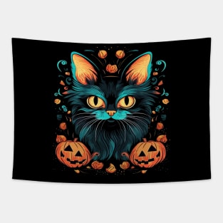 Somali Cat Halloween Tapestry