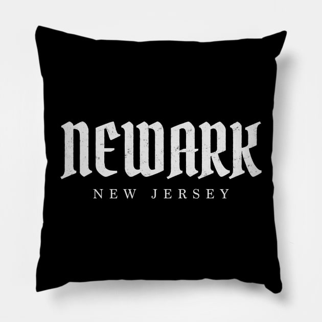 Newark, New Jersey Pillow by pxdg