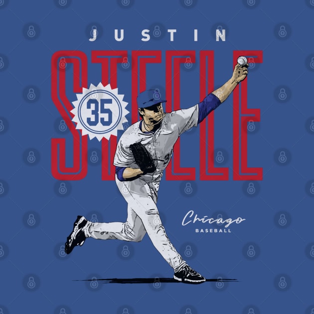 Justin Steele Chicago C Card by Jesse Gorrell