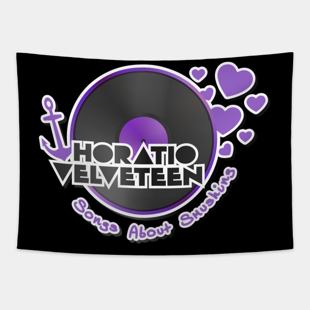 Horatio Velveteen's Greatest Hits - PURP RECORD Tapestry by MortalMerch