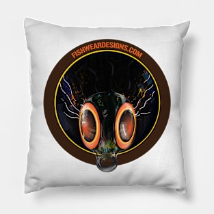 Bug Eye Fly Fishing Graphic Pillow