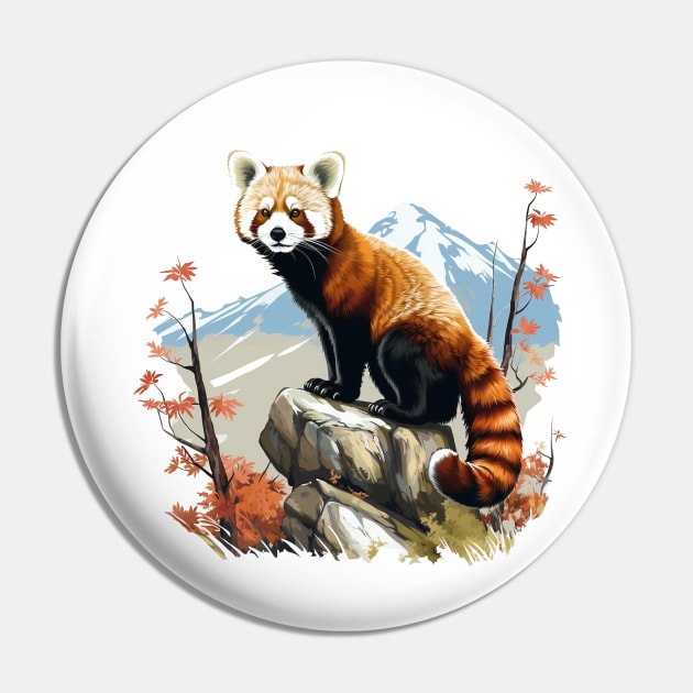 Red Panda In Nature Pin by zooleisurelife