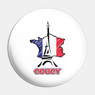 COUCY CITY Pin