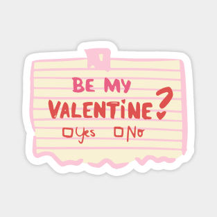 Be My Valentine Magnet