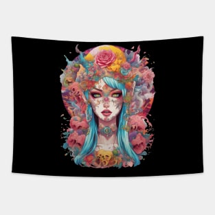 Zombie Face Tapestry