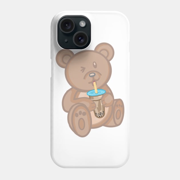 Boba Bear Phone Case by RoserinArt