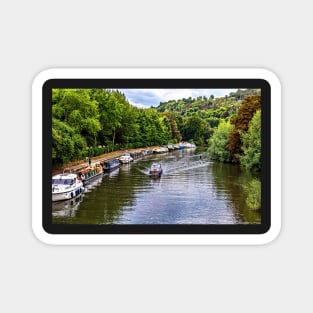 The Thames From Goring Bridge Magnet