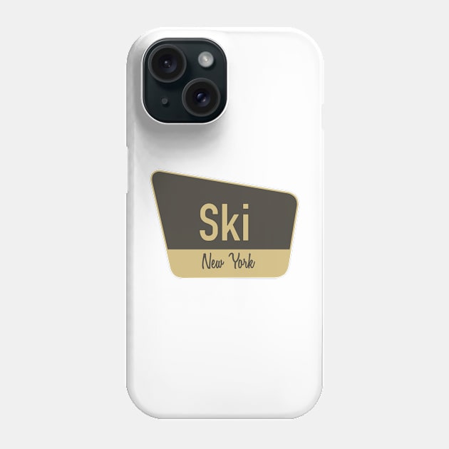 Ski New York Phone Case by ChasingGnarnia