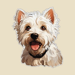 West Highland White Terrier Portrait T-Shirt