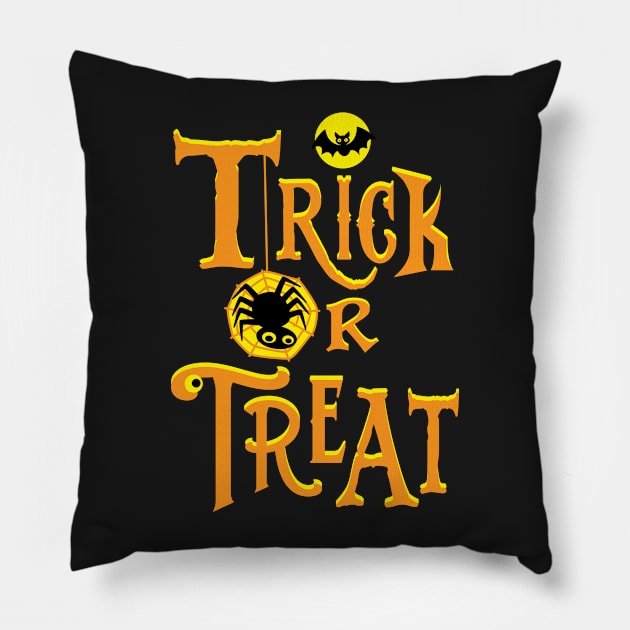Trick or treat Pillow by teejaya