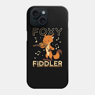 Foxy fiddler - fox on the fiddle Phone Case