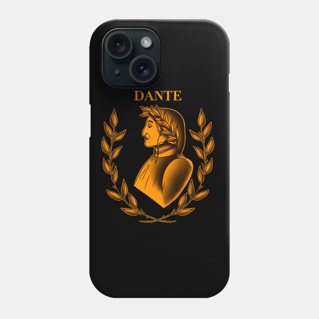 HomeSchoolTattoo Dante Alighieri Phone Case by HomeSchoolTattoo