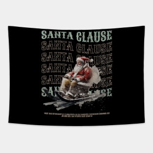 Santa clause sliding Tapestry