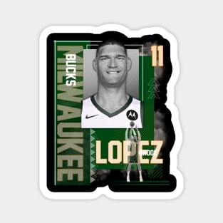 Milwaukee Bucks Brook Lopez 11 Magnet