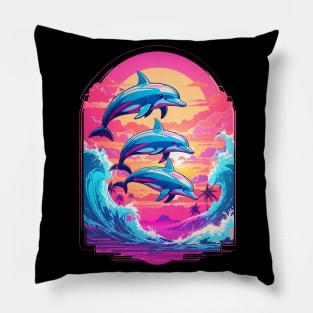 Dolphins Pillow