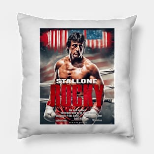 Rocky Balboa Art t-shirt Pillow