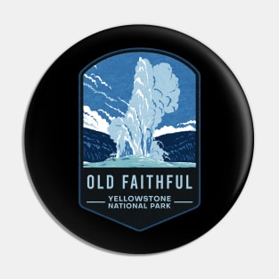 Old Faithful Yellowstone National Park Pin
