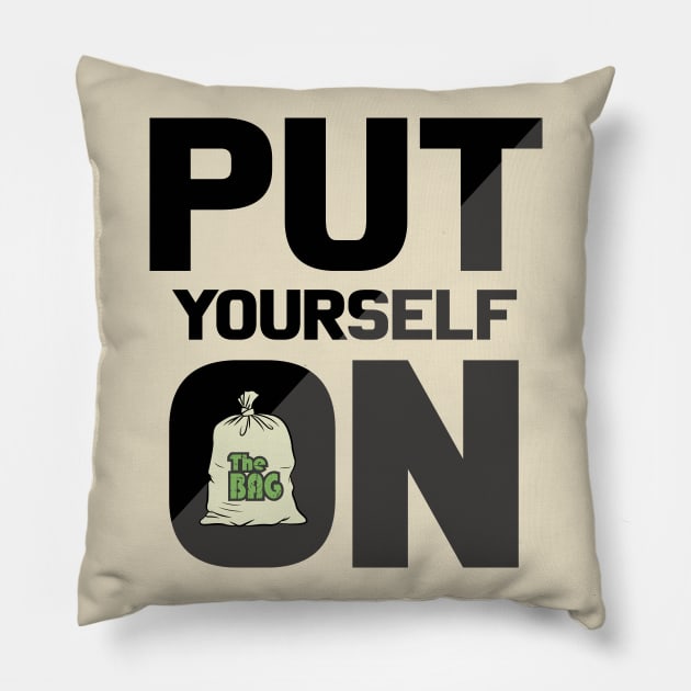 Go Getter, Self Made Pillow by keshanDSTR