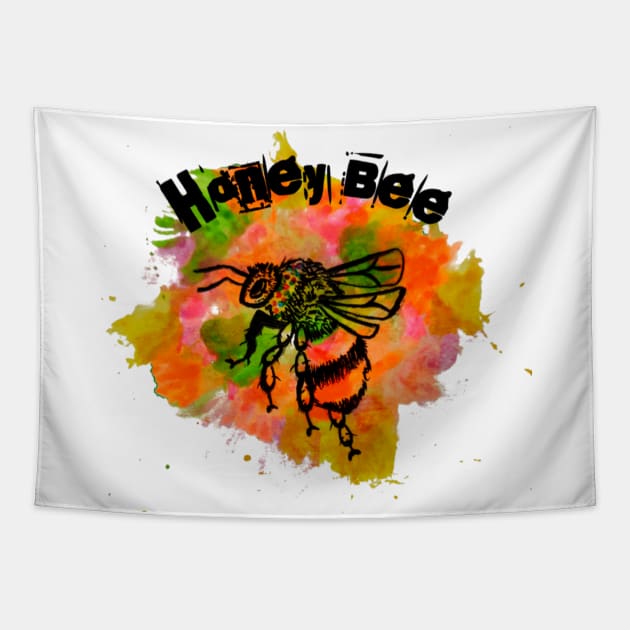 Honey Bee Tapestry by Smriti_artwork