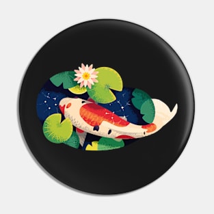 Koi Fish Pond Pin