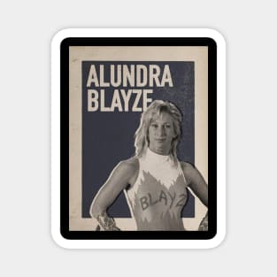 Alundra Blayze Vintage Magnet