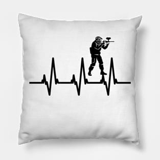 Paintball Heartbeat Pillow