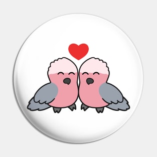 Cute Pink Gallah Love Pin