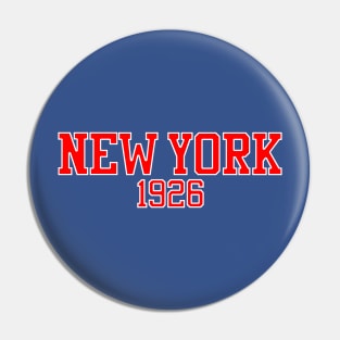 New York 1926 Pin