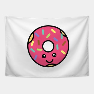 Kawaii Donut Pattern Tapestry