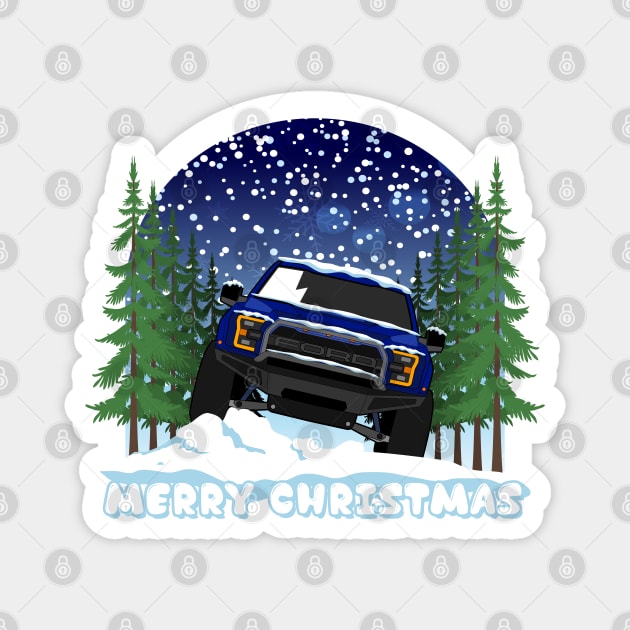 Raptor f150 Christmas Magnet by HSDESIGNS