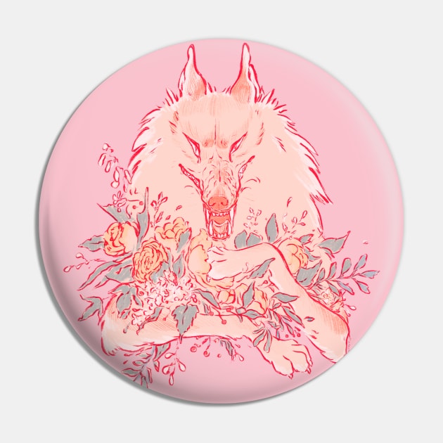 Werewolf bouquet Pin by EricaFeldArt