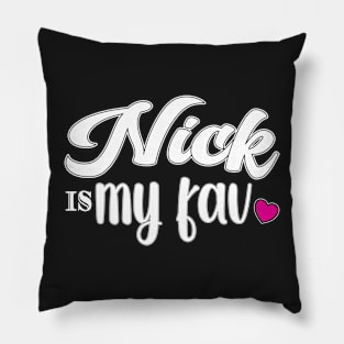 NICK IS MY FAV - FAN OF TIKTOKERS Pillow