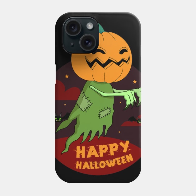 HAPPY HALLOWEEN Phone Case by theanomalius_merch