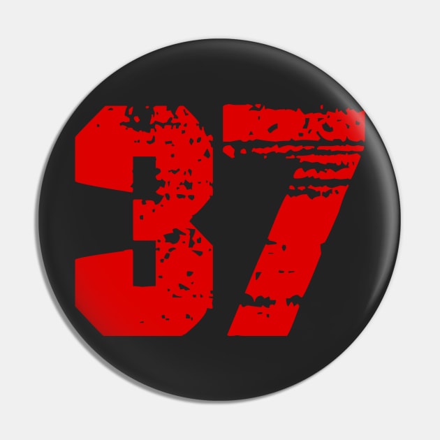 Thirty Seven 37 Pin by OrangeCup