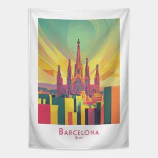 Spain - Barcelona's Majestic Sagrada Familia Tapestry