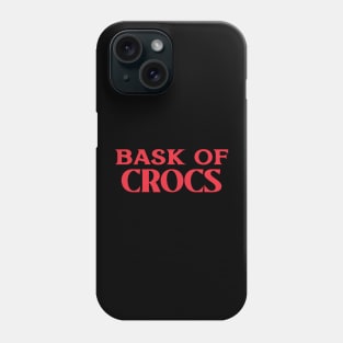 Bask of Crocs Collective Animal Nouns Phone Case