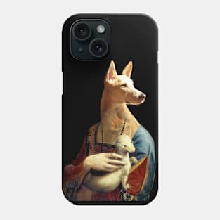 Lady with an Ermine, Luna Version Phone Case