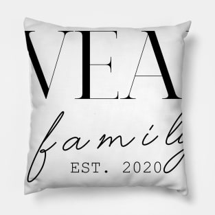 Wear Family EST. 2020, Surname, Wear Pillow