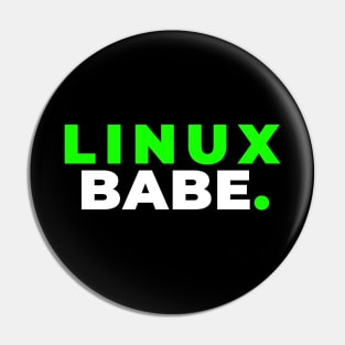 Linux Babe Pin