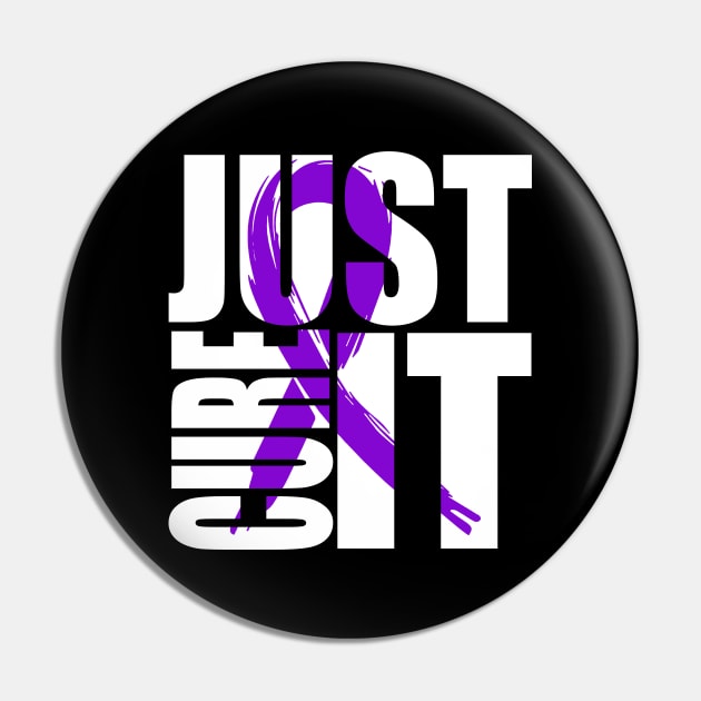 Just Cure Fibromyalgia Awareness Pin by KHANH HUYEN