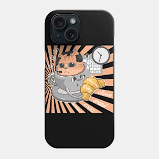 Embrace the Existential Dread Crisis Cat Phone Case