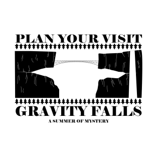 Gravity Falls Plan Your Visit T-Shirt