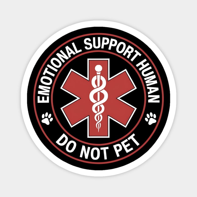 emotional-support-husband-do-not-pet Magnet by ArtistTee ⭐⭐⭐⭐⭐
