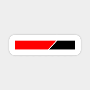 Watford Retro 1984 White Red Black Bar Design Magnet