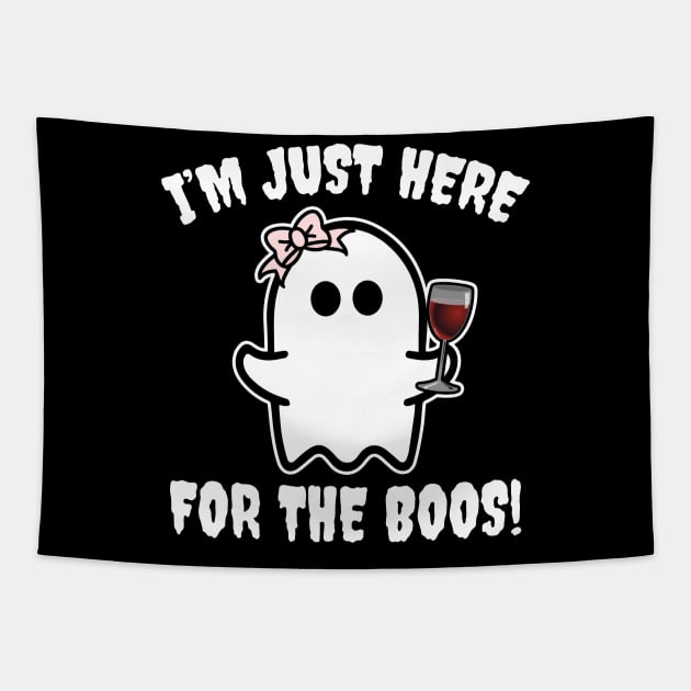 I'm Just Here For The Boos Tapestry by LunaMay