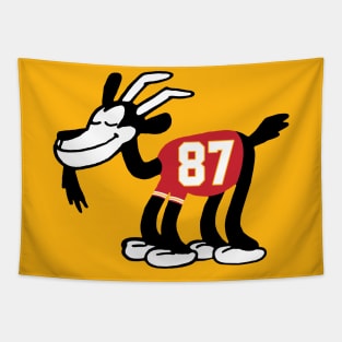 Kelce GOAT 2, Steamboat Willie Goat Tapestry