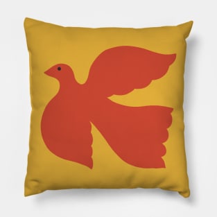 Red Dove Pillow