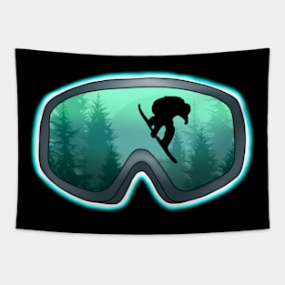 Design for snowboard lovers Tapestry