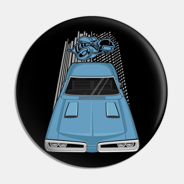 Dodge Coronet Super Bee 1970 - blue Pin by V8social