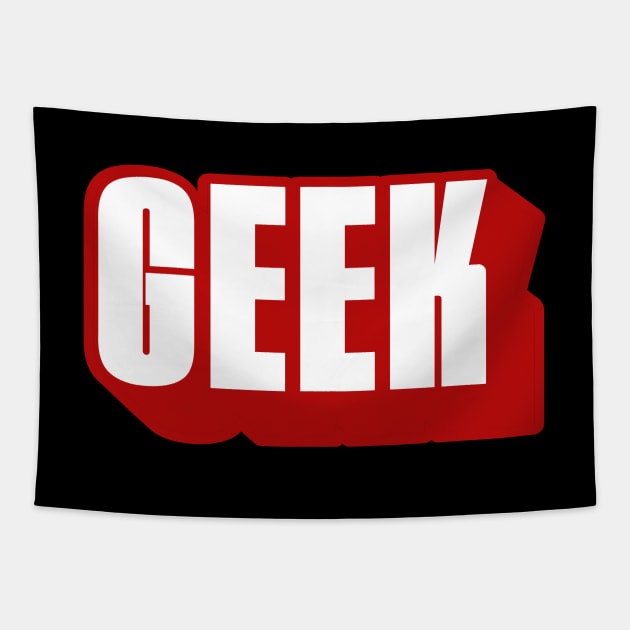 The Geek. Tapestry by NineBlack